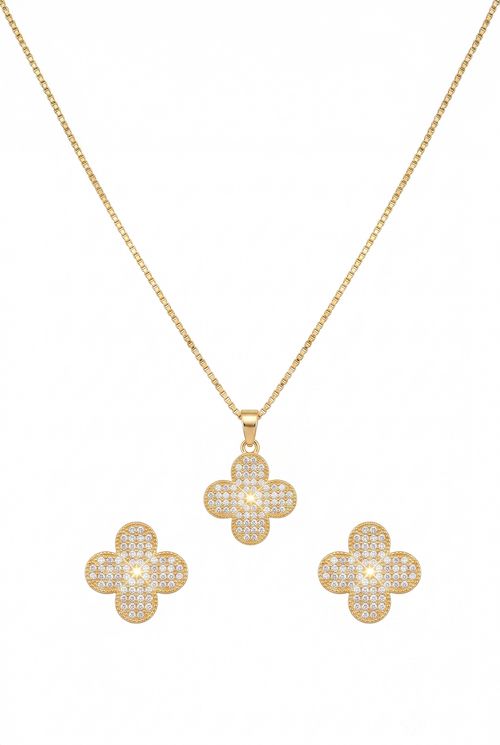 Conjunto Trevo Cravejado