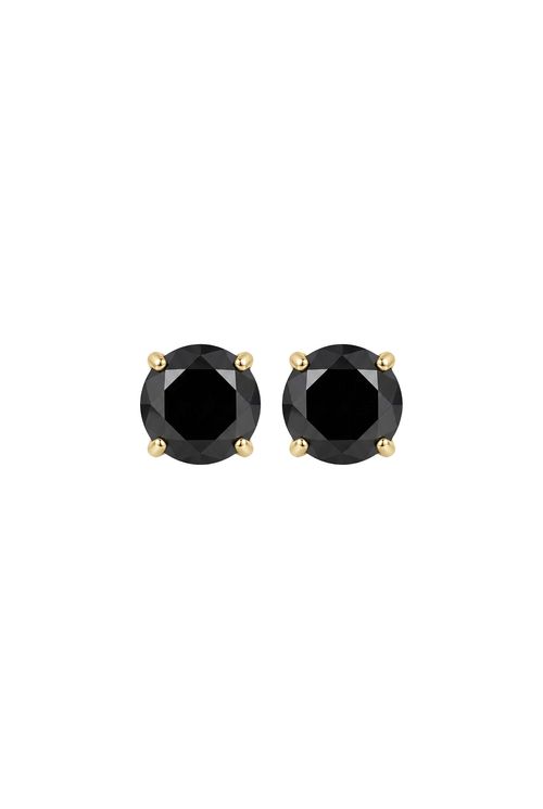 Brinco Strass Preto Pequeno