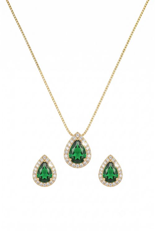 Conjunto Gota Esmeralda