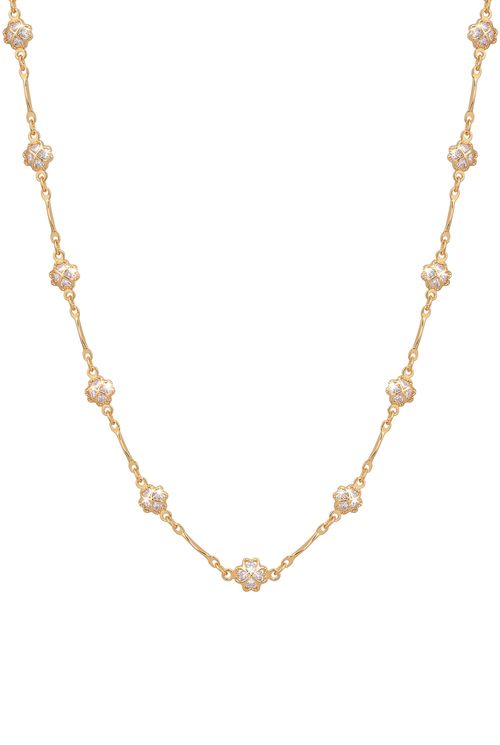 Choker Trevos Com Zircônias
