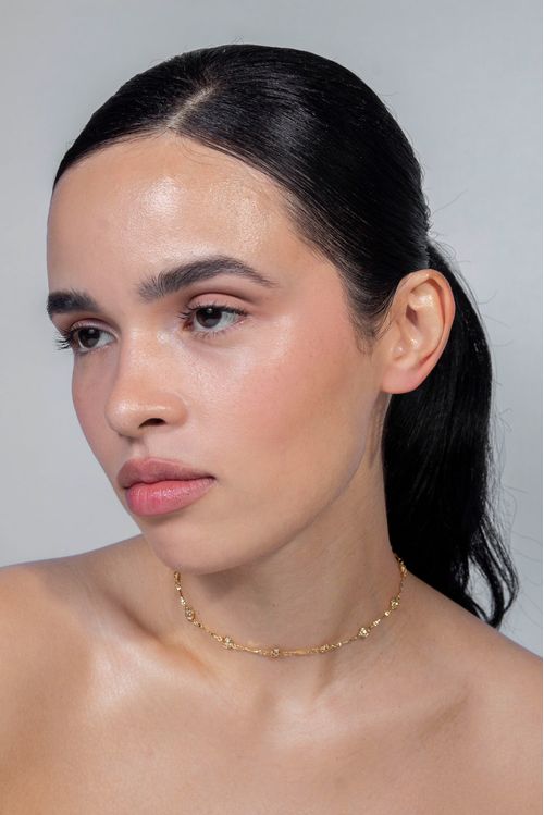 Choker Trevos Com Zircônias