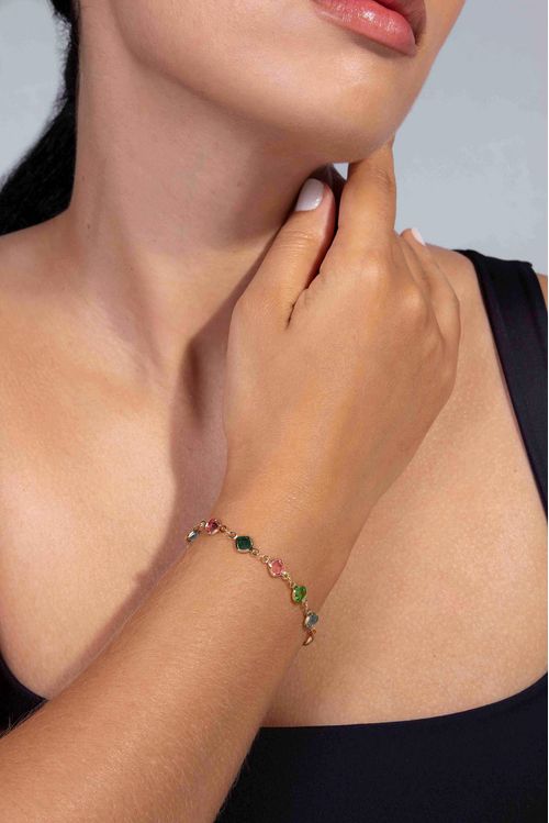 Pulseira Pontos De Luz Coloridos