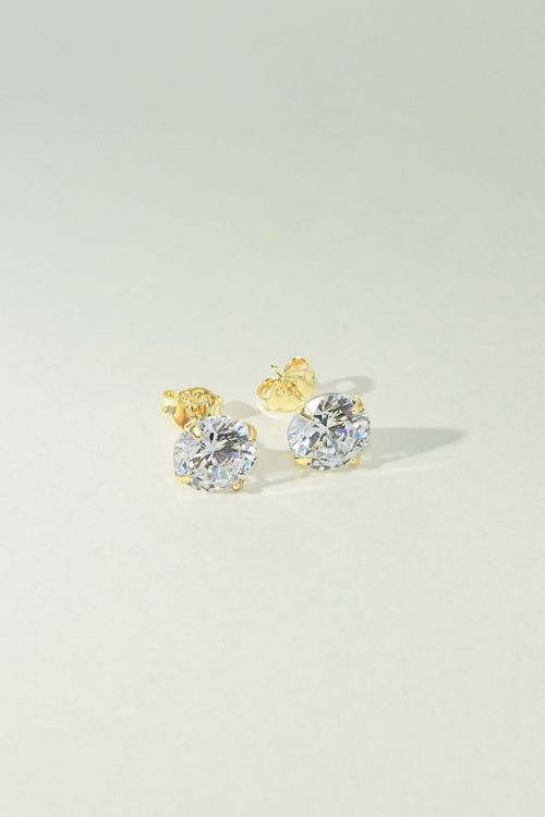 Brinco Zircônia Cristal