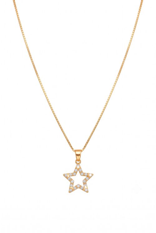 Colar Estrela Vazada
