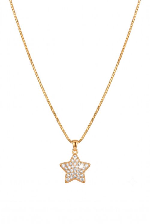 Colar Estrela Cravejada